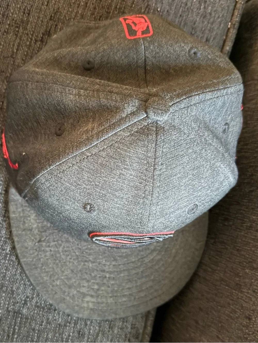 #45 New Era Chicago Bulls NBA Snapback Flat Brim Black Red Hat One size